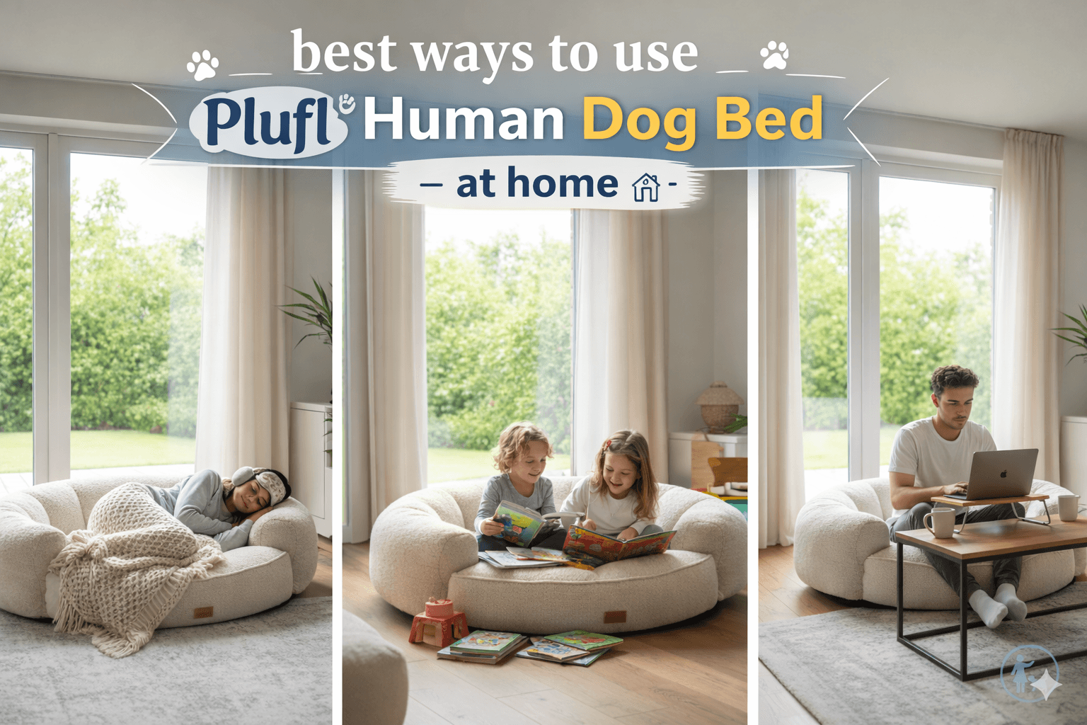 Plufl Human Dog Beds