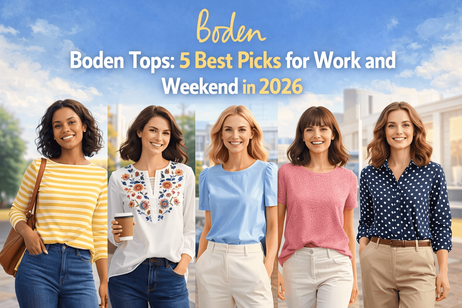 Boden Tops: 5 Best Picks for Work and Weekend in 2026