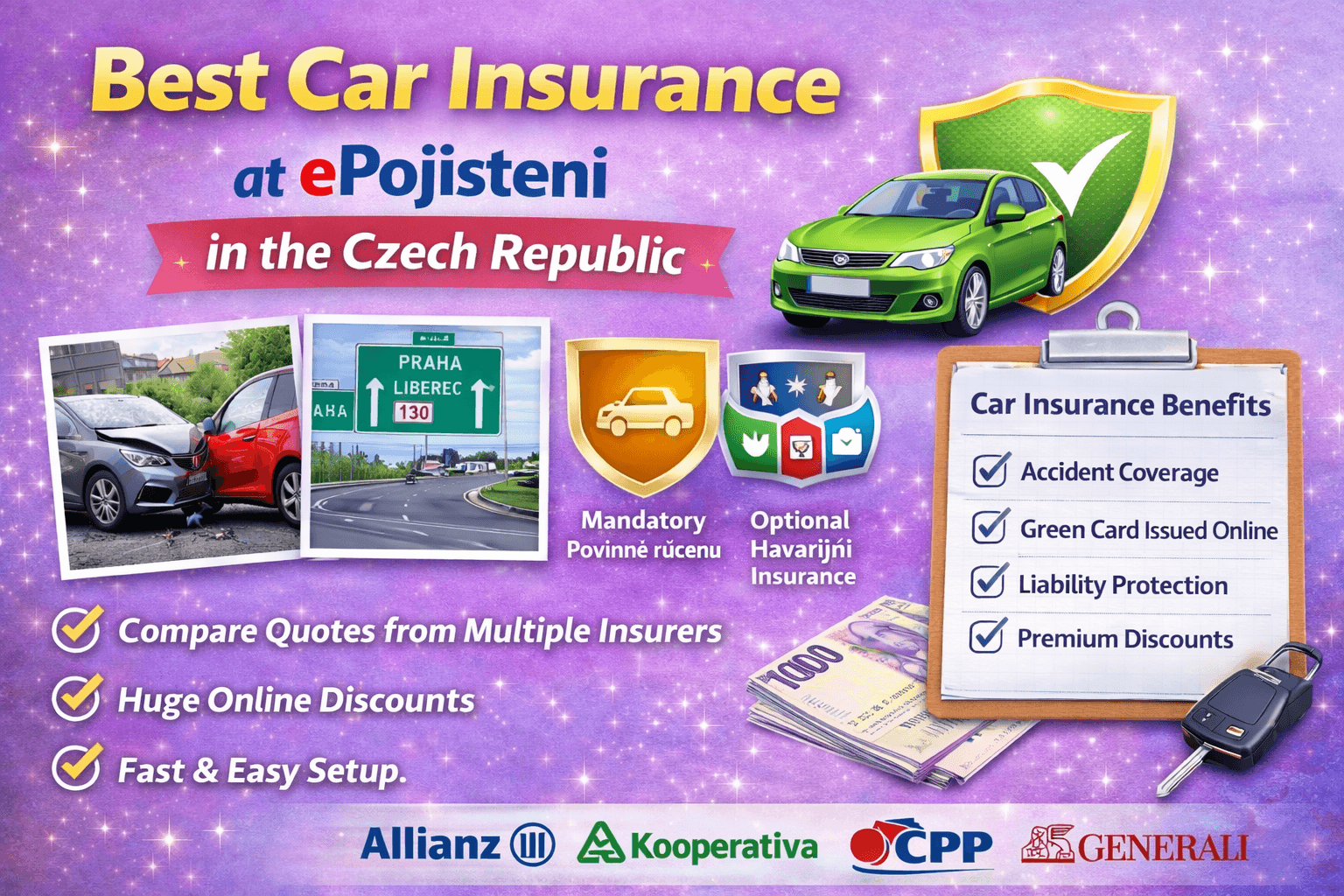 Best Car Insurance in the Czech Republic