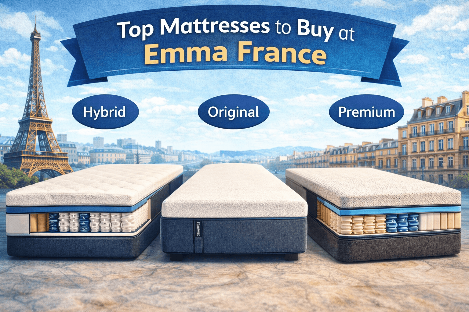 Top Mattresses to Buy at Emma France